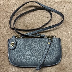 Stylish Gray Leopard Print Women's Bag